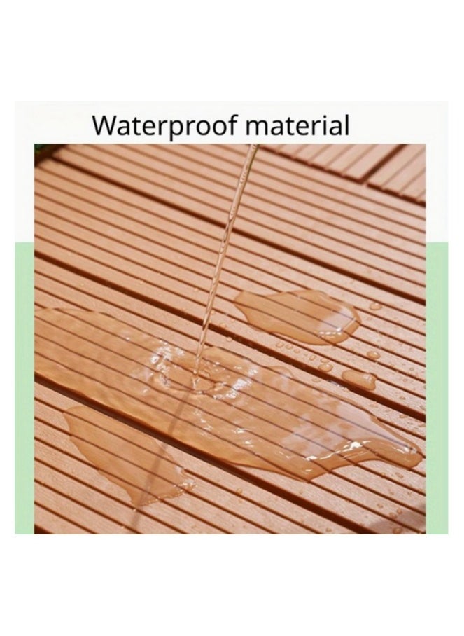 LINGWEI 9-Piece Plastic Interlocking Tile Set – Durable and Weather-Resistant Flooring for Indoor and Outdoor Decoration  - Image 5