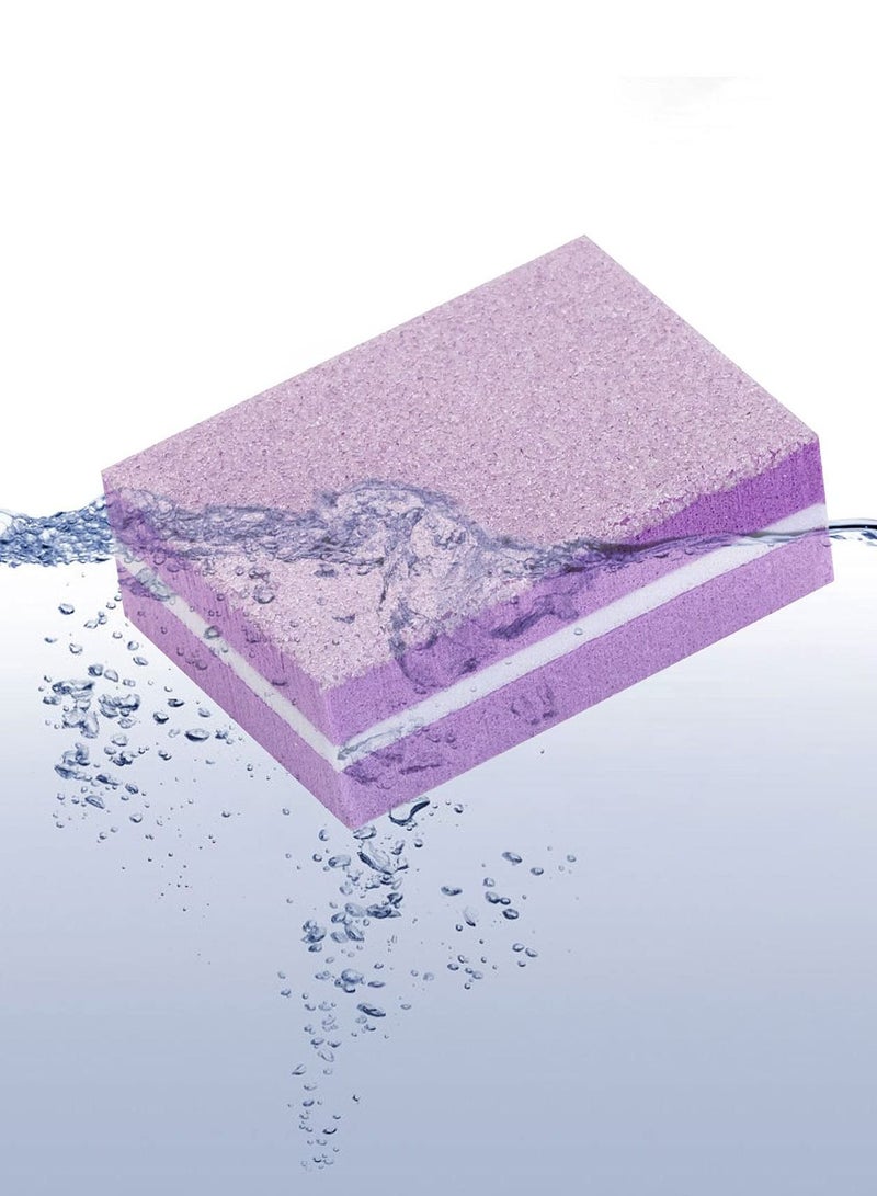 SYOSI 50 قطعة من مبرد الأظافر الإسفنجي الصغير، مصد أظافر، مربع طحن إسفنجي عالي المرونة، مبرد أظافر إسفنجي لتلميع الأظافر، أداة تزيين الأظافر (أرجواني) - Image 4