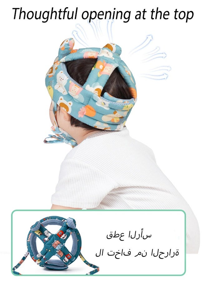 Aissiora - Baby Fall Protector Baby Safety Helmet for Crawling and Walking Running No Bumps and Soft Cushion Adjustable Protective Cap Infant Baby Safety Headguard Toddler Helmets 6-12 Months 1-2 Years Old - Image 1