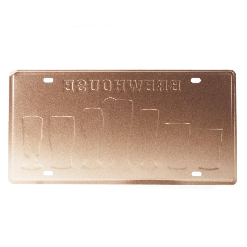 Eazywagon Brewhouse Brands Multipurpose Metal Signs - License Wall Plate, Decorative Car Tag - Ideal for Cafe, Restaurant, Shop, Home, Hotel, Club, Office, Living Area - Image 3