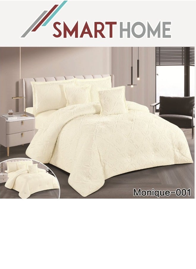 SMART HOME - Comforter set for one person, two-sided mattress consisting of 4 pieces, comforter 4 pieces, 100% microfiber, comforter size 170 X230 cm - Image 1