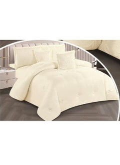 SMART HOME Comforter set for one person, two-sided mattress consisting of 4 pieces, comforter 4 pieces, 100% microfiber, comforter size 170 X230 cm  - Image 2