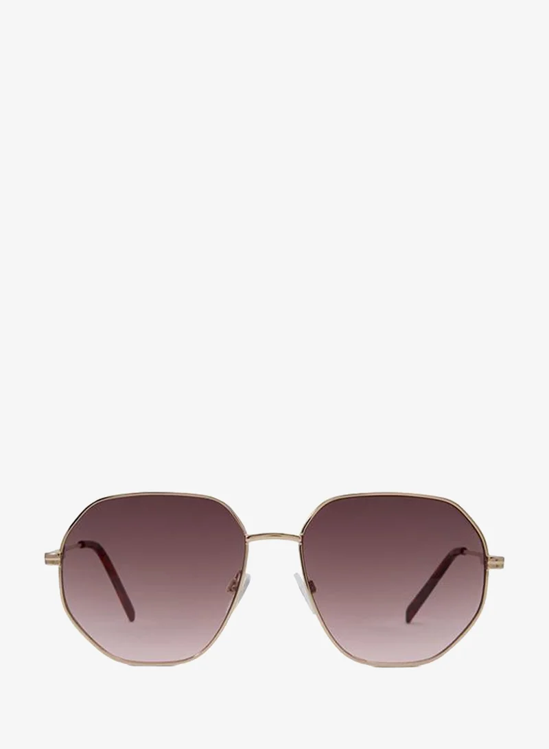 Oliive Ladies Gold Sunglasses