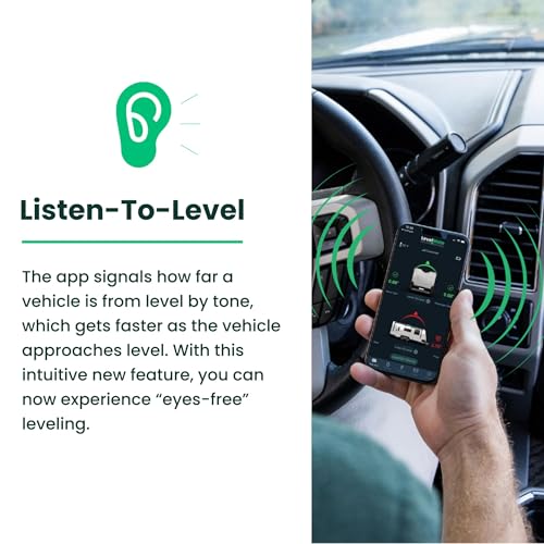 LogicBlue Technology نظام تسوية RV LevelMateMAX اللاسلكي من LogicBlue Technology، مستوى بلوتوث للمخيمات، ملحق ضروري لعربات السفر، إعداد سهل للهواتف مع التطبيق - Image 5