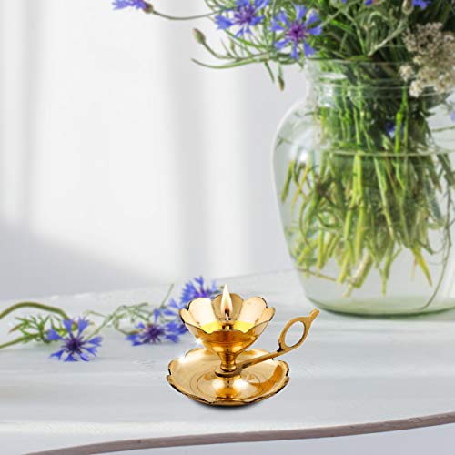 Shubhkart Aarti & Diya Lamp/ Oil Lamp with a Supportive Handle for Puja & Other Religious Rituals | Home Décor, Office & Temples | Festive Gifts - Image 5