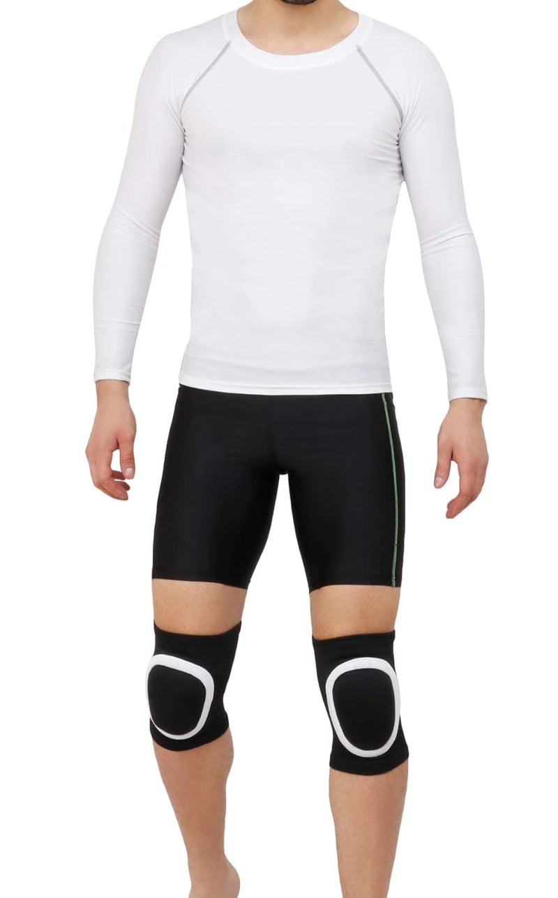 NEVER LOSE Volleyball Kneepad (White, Adult) - Image 3