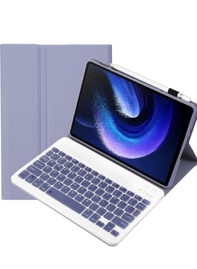 Keyboard Cover for Honor Pad X9A 11.5 Inch QWERTY Magnetic Detachable Wireless Keyboard Case for Honor Pad X9A