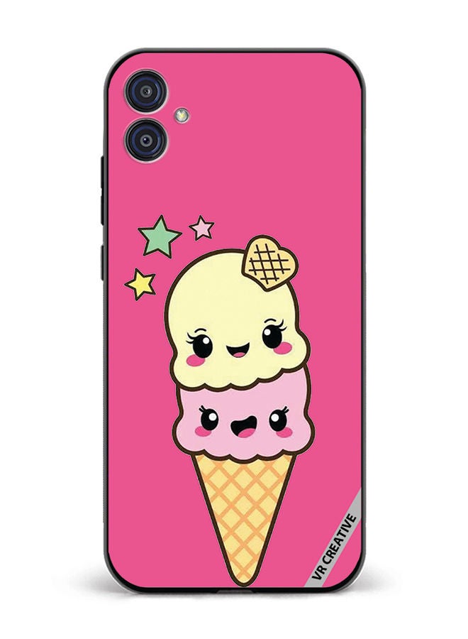 VR CREATIVE Protective Case Cover For Samsung Galaxy M04/F04 Ice Cream Design Multicolour - Image 1