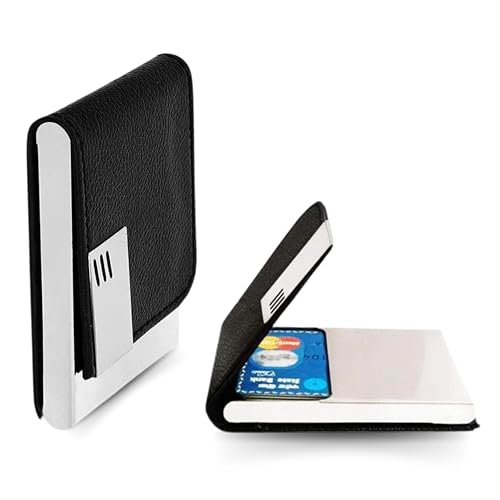 OFIXO Premium Metal (1101) Stylish Executive Credit/Debit/ATM/ID/Visiting Super Sleek, Sturdy || 6 Card Holder 9.5cm X 6.7cm X 1.3cm|| for Men's & Women's - Image 1