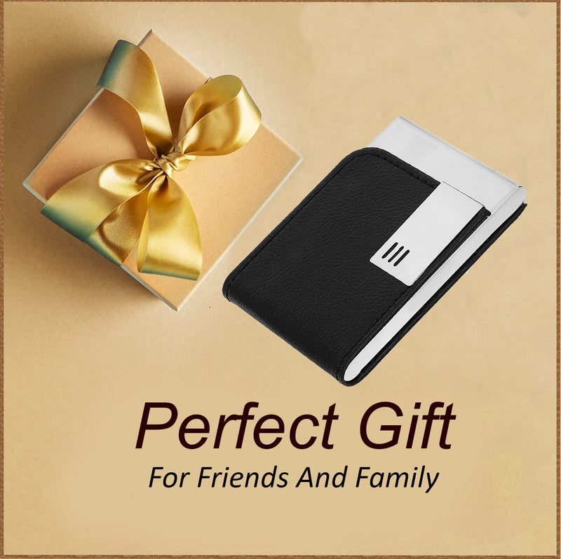 OFIXO Premium Metal (1101) Stylish Executive Credit/Debit/ATM/ID/Visiting Super Sleek, Sturdy || 6 Card Holder 9.5cm X 6.7cm X 1.3cm|| for Men's & Women's - Image 4