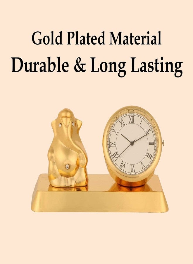 Saugat Traders Best Wishes Gift for Office Employees - Best Wishes Scroll Card Ganesh Idol with Clock Showpiece and - All The Best - Good Luck Gifts - Image 5