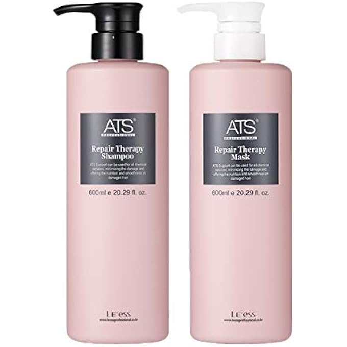 ATS Professional REPAIR THERAPY SHAMPOO AND MASK, DAMAGED AND DRY HAIR 600ML - Image 1