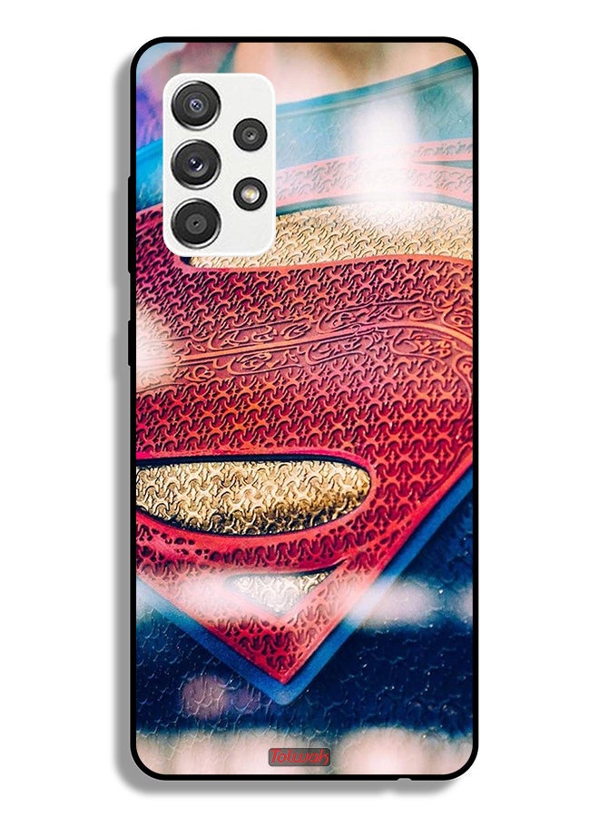 Tolwak Samsung Galaxy M32 5G Protective Case Cover Superman Logo - Image 1