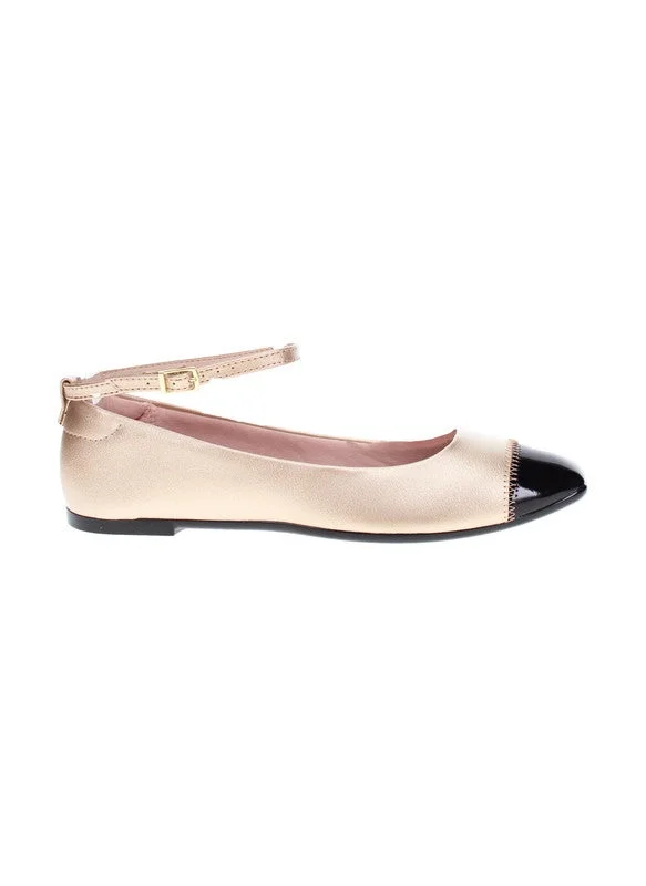 موليكا Moleca Ladies Ballerinas Golden | Made In Brazil