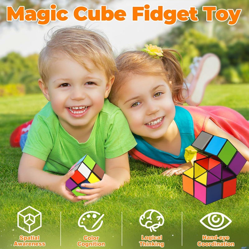 Euclidean Cube Star Cube Magic Cube Set, 2 in 1 Yoshimoto Cube for Kids and Adults, Toy for Boys and Girls Ages 8-12 - Image 4
