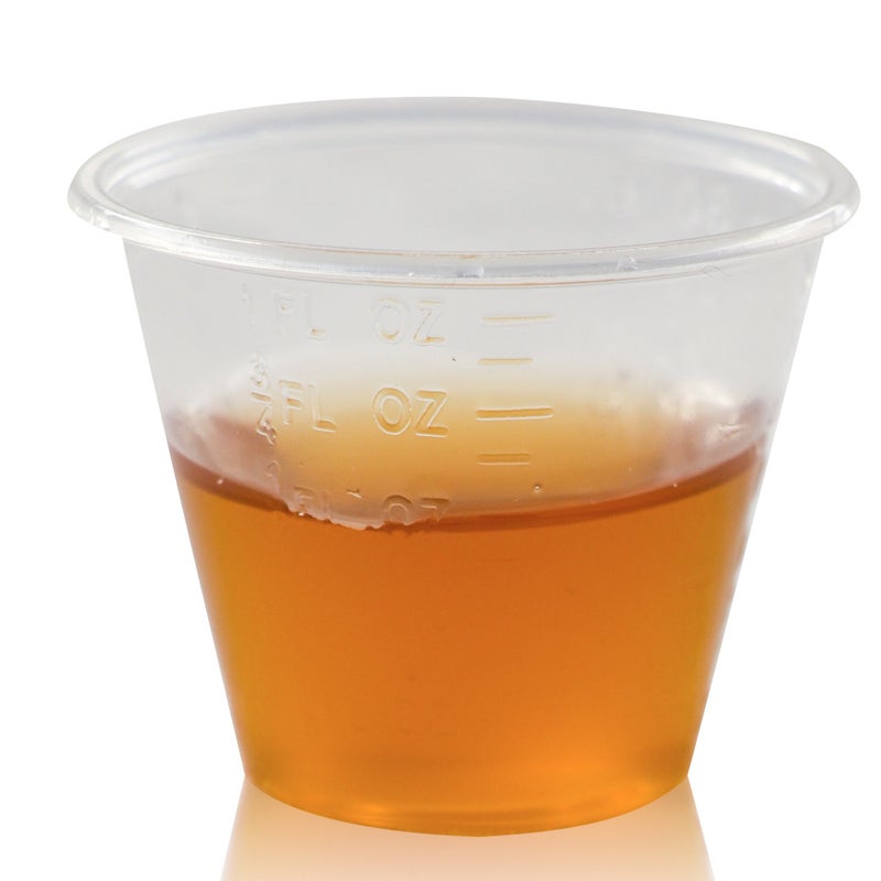 Choice Small Plastic Disposable Medicine Cups 300 Clear 1oz MeasuringMixing Cups with Graduated ML Dram CC TBSP  FL OZ Measurement Markings for Pill Epoxy Resin  LiquidPowder Medication