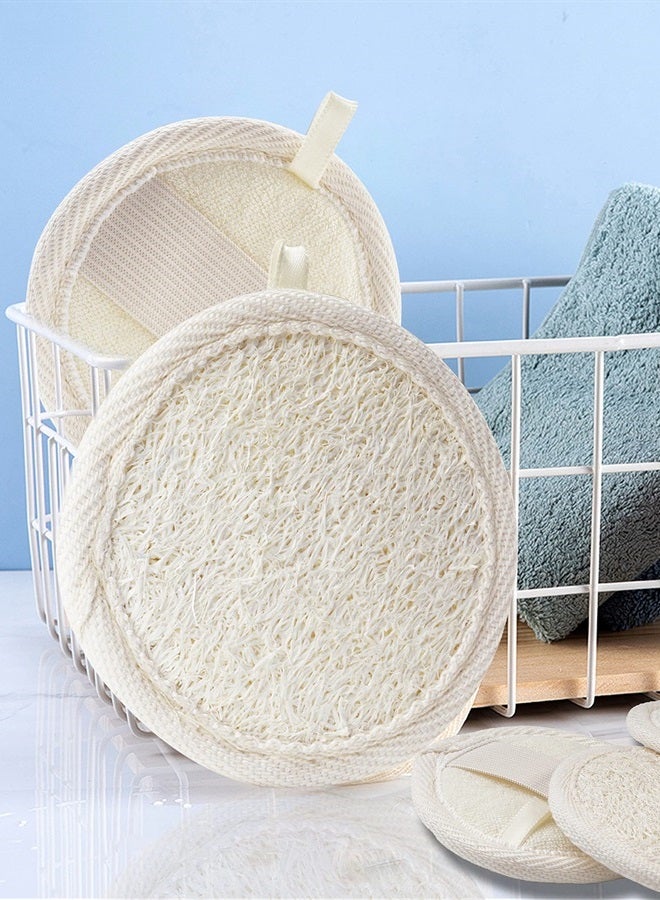 Natural Loofah Sponge, 8Pcs Loofah Exfoliating Body Scrubber, 100% Natural Body Loofah Without Hurting The Skin, for Men and Women