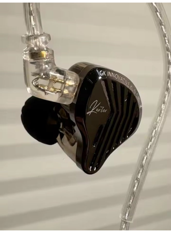 Kz Gk Kunten Dynamic Drive Headphones Hifi 2pin Heavy Bass Earbuds Metal Headphones Detachable Sports Gamer Headphones Custom - Image 5