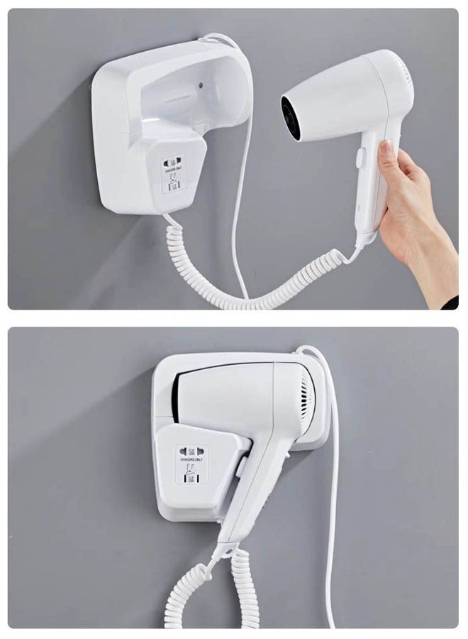 Arabest 1200W Wall Mounted Hair Dryer,Installable Hair Dryer,Professional Hair Dryer,Suitable for Hotel Bathroom Home and TravelProfessional 1300w Wall Mounted Hair Dryer Professional Suitable For Hotel Bathroom Home And Travel - Image 5
