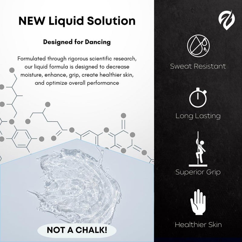 EVMT Brands Liquid Chalk, Mess Free Gym Chalk for Weightlifting, Gymnastics, Rock Climbing, Dancing. Sweat Resistant and Long Lasting for Stronger Grip. Package May Vary. - Image 2