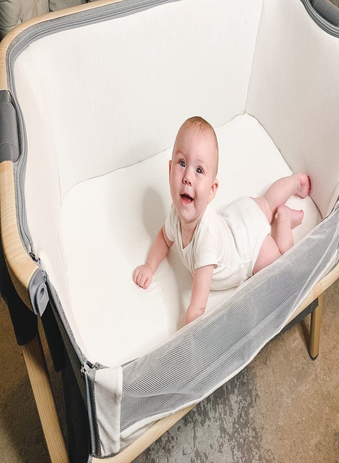 BaeBae Goods Premium Bassinet Fitted Sheet for Halo, Mika Micky, Maxi COSI & Others - 4 Pack 100% Jersey Knit Bedding for Standard Size Oval or Halo Pads - Boys & Girls - Image 3