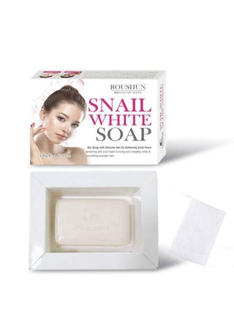 Snail White - Snail white spiral soap 120gm - Image 1