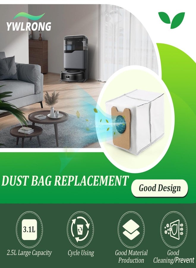 12 قطعة من أكياس الغبار البديلة لـ Eufy Omni C20/C10 متوافقة مع أكياس المكنسة الكهربائية الروبوتية Eufy C20/C10 Omni (سعة كبيرة 3.1 لتر) - Image 3