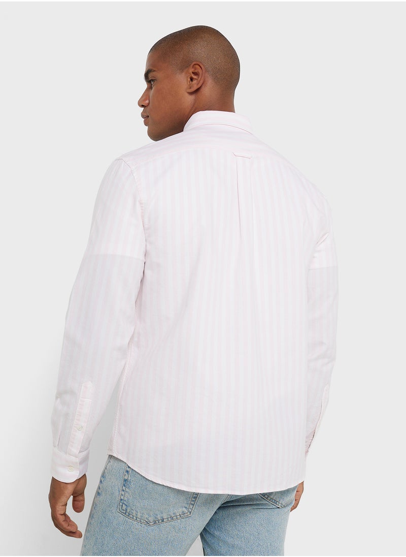LACOSTE - Regular Fit Button Down Shirt - Image 1