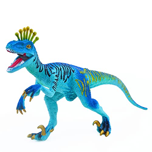 SIENON Dinosaur Figure Triassic Jurassic Dino Toy 7 Inch Educational Realistic Eoraptor Toy Model Plastic HandPainted Dinosaur Figurine for Dino Party Cake Topper Decorations - Image 1