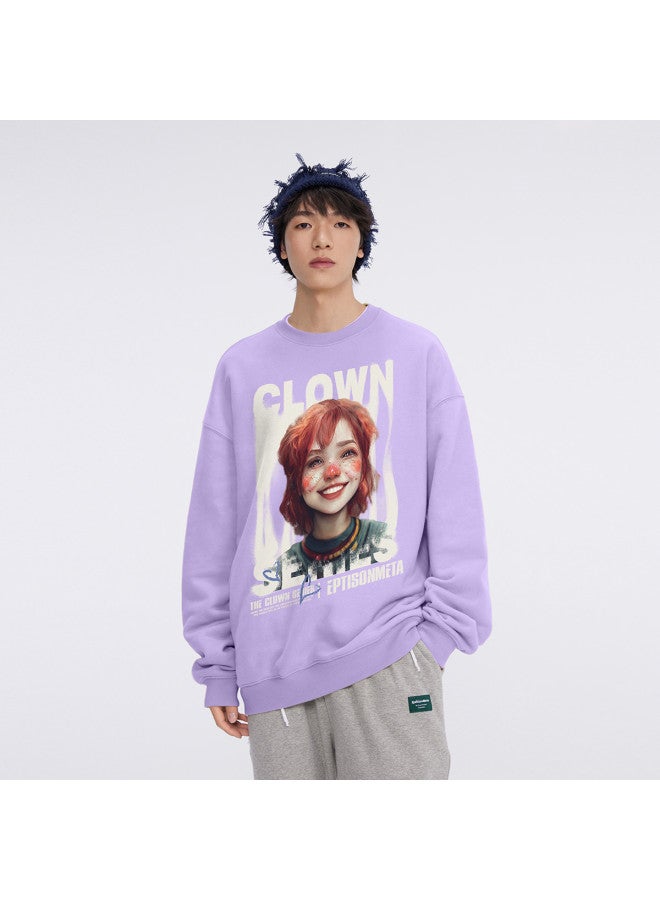 EPTISON Women's Spring Outfit Ideas Creative Print American-style Round Neck Loose Unisex Hoodie Men's Spring/autumn Couple's Style - Image 5