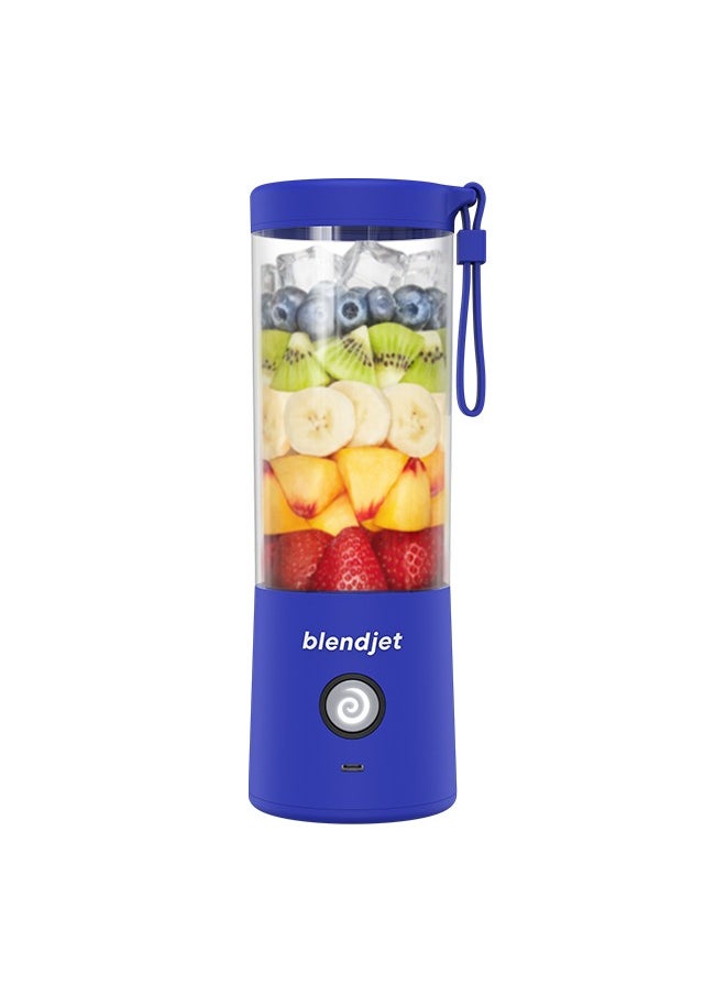blendjet - V2 Portable Blender Smoothie Maker, Personal Blender, Fruit Blender, Leak Proof Juicer, BPA-Free 475ml 200W Sports Bottle, USB-C Rechargeable, Ice Crusher with Stainless Steel Blades - Royal - Image 1