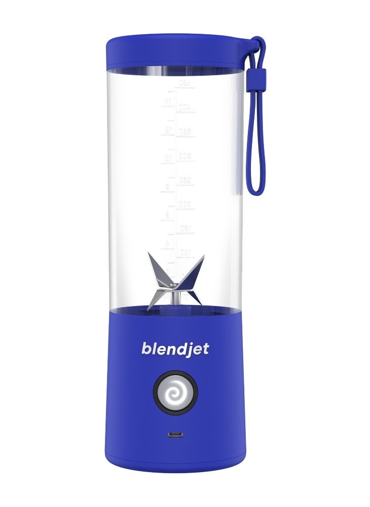 blendjet - V2 Portable Blender Smoothie Maker, Personal Blender, Fruit Blender, Leak Proof Juicer, BPA-Free 475ml 200W Sports Bottle, USB-C Rechargeable, Ice Crusher with Stainless Steel Blades - Royal - Image 1