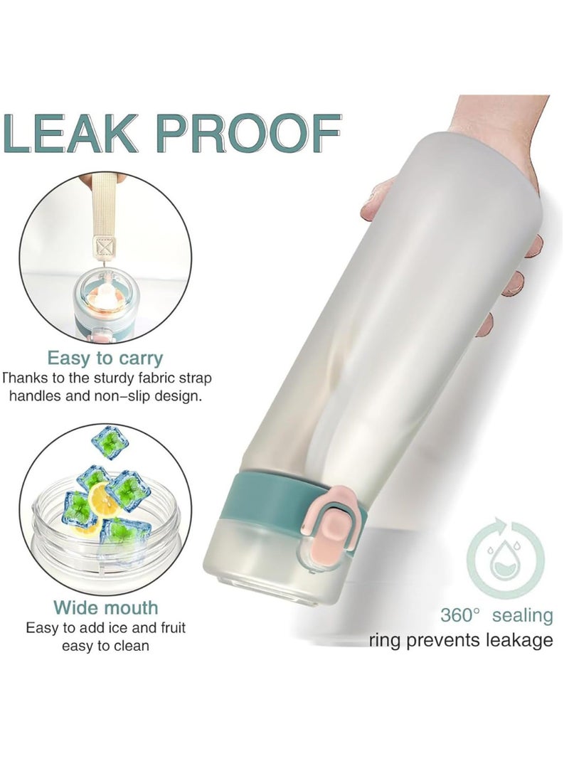 Captaintech Sports Air Water Bottle BPA Free Starter up Set Drinking Bottles,750ML Fruit Fragrance Water Bottle, with 7 Flavour pods%0 Sugar Water Cup, for Gym and Outdoor Gift - Image 4