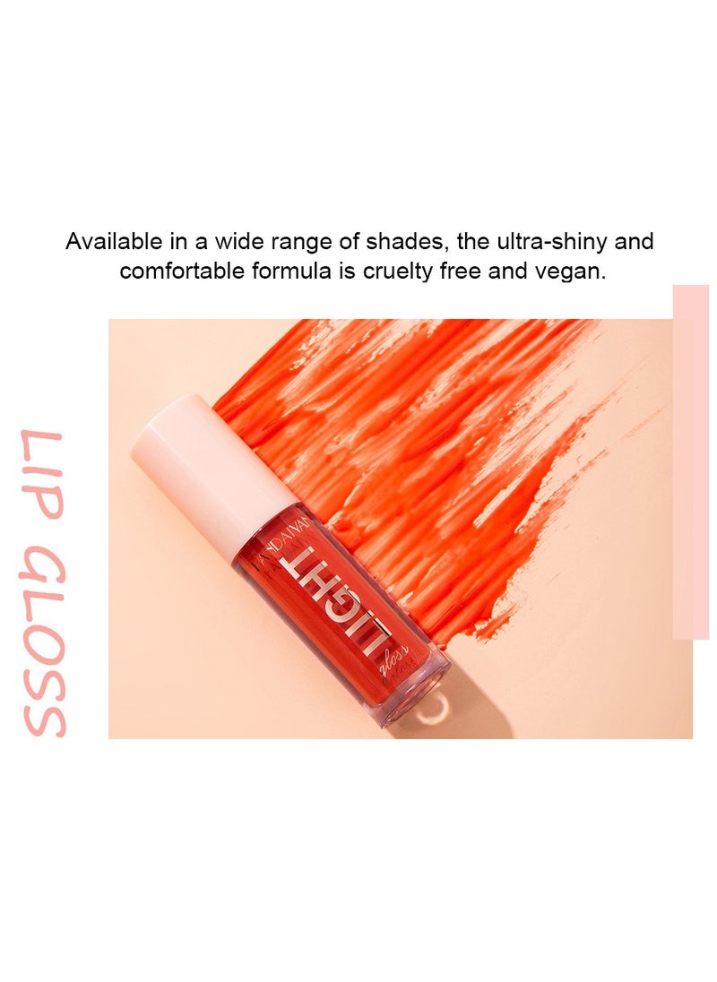 Handaiyan - Lip Gloss Set 6 Pcs Hydrating Moisturizing Long Lasting High Glossy Light Stain Super Shiny Balm Oil Tinted Treatment Glow Glass Shine Makeup Colored Bright Lifter For Women Girls - Image 1