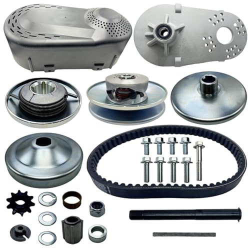 MOJTBE 212CC Torque Converter 30 Series 6.5 HP 3/4" Go Kart Mini Bike Clutch 10T #40/41/420 Chain Predator Driver Pulley for Manco Comet TAV2 Go Kart Clutch - Image 1
