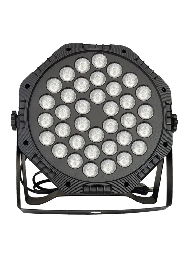 Yuwell - 2 Pcs RGB Stage Lighting 36 LED Dj Par Lights Uplighting For Events Diverse Lighting Modes Supported DMX512 Sound Activated Master-Slave Auto-Run Mode RGB Disco Par Light For Wedding Party And Concert - Image 1
