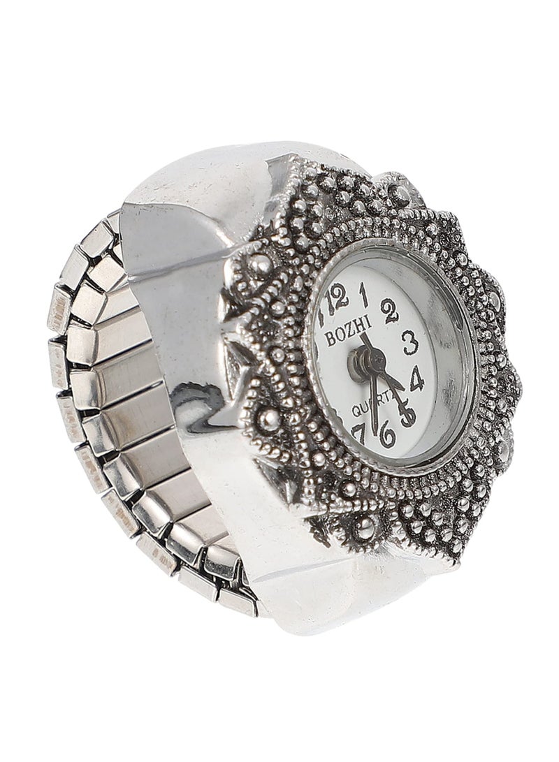 KASTWAVE Ring Watches, KASTWAVE Women Finger Watch Quartz Finger Ring Watches Watch Rings for Men Women Finger Ring Watch Creative Quartz Watch Retro Watch Quartz Wristwatch Gifts for Ladies (1pc)  - Image 1