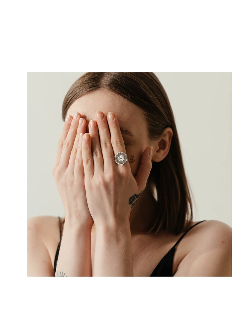 KASTWAVE Ring Watches, KASTWAVE Women Finger Watch Quartz Finger Ring Watches Watch Rings for Men Women Finger Ring Watch Creative Quartz Watch Retro Watch Quartz Wristwatch Gifts for Ladies (1pc)  - Image 2