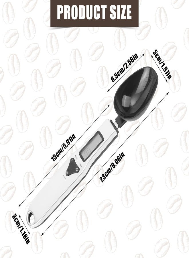 BTFO Digital Measuring Spoon Scale, 0.1-500g Electronic Kitchen Food Weighing Spoon Scale Detachable High Precision Gram Measuring Spoons with LCD Display Weighable Units g/oz/gn/ct - Image 2