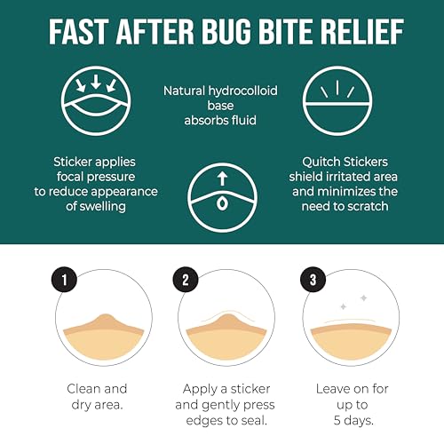 Quitch Mosquito Bite Relief Safari Animal Patches, Bug Bite Anti Itch Cream Alternative for Kids and Baby, Insect Bite Relief, After Bite Relief, Travel Essential for Summer Camp, Cruise and Outdoors - Image 3