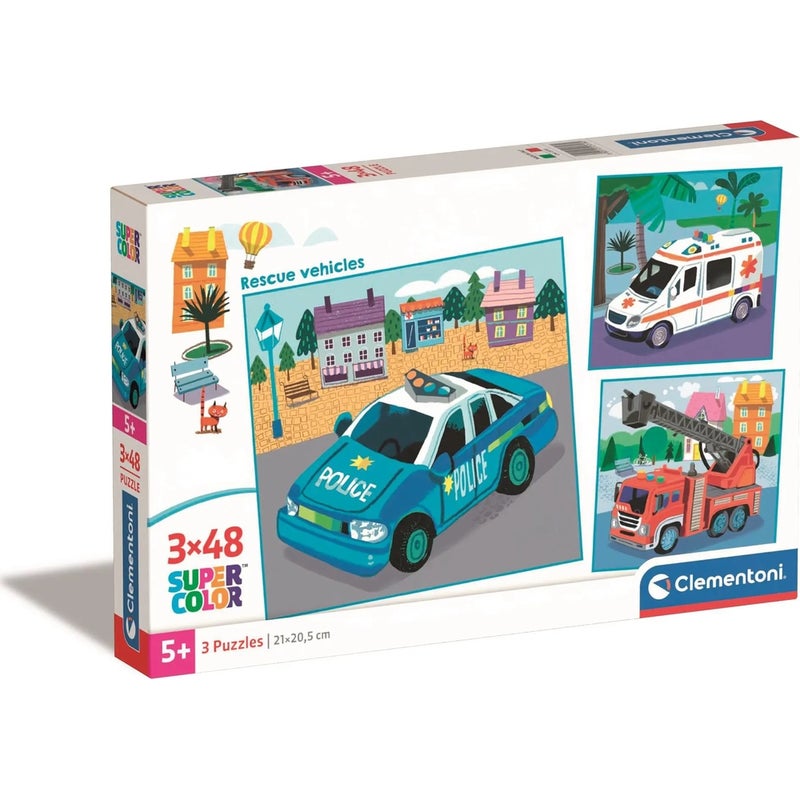 كلمينتوني بازل مركبات الإنقاذ 3x48 قطعة - 25318 - Image 1