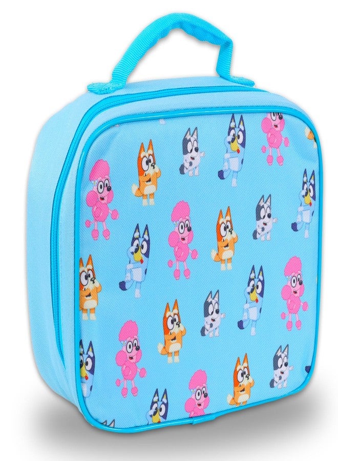 Disney Bluey Lunch Box for Kids - Bluey Lunch Box for Boys Bundle Includes Bluey Insulated Lunch Bag Plus Water Bottle, Stickers, and Door Hanger | Bluey School Supplies - Image 2