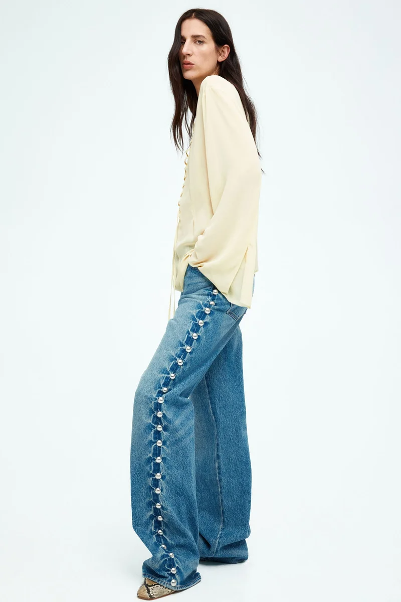 اتش اند ام جينز مرصع