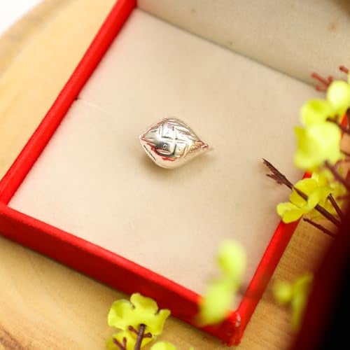 DHRUVS COLLECTION 925 Silver Nariyal for Pooja, Temple Decoration & Gift Purpose - 1 Gram - Image 5