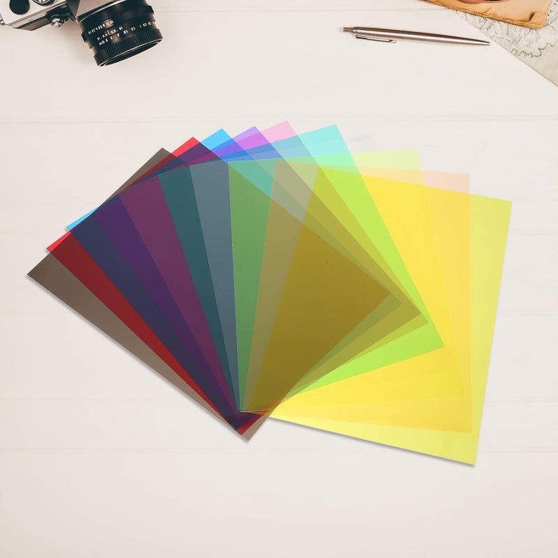 WATIIFUFU 10pcs A4 Colored Cellophane Sheets Pvc Craft Film for DIY Wrapping, Arts, Crafts, and Decoration Supplies - Image 4