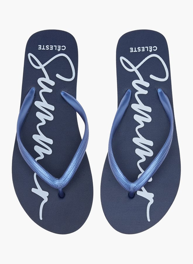 Celeste Women's Printed Thong Slippers - Image 1