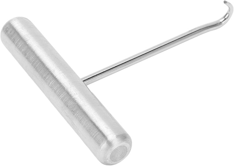 Racket String Assistance Puller, Stainless Steel Stringing Tool, 8.5x10cm for Tennis Badminton Squash Rackets - Durable Metal Construction, Arc Contact Design, Easy String - Image 4