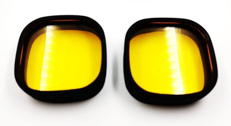 GEAR UP Advanced 4 LED Square Fog Lamp Yellow Cover With Acyrlic Yellow Lens (Set of 2) - Image 2