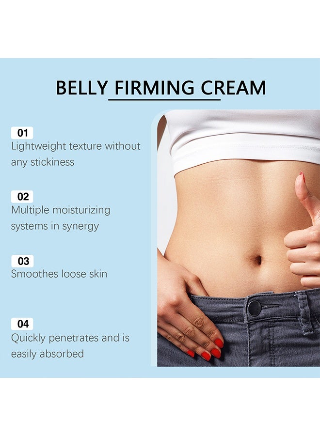 OceAura Belly Firming Cream, Firming Body Cream, Firming Cream with Collagen and Retinol, Body Massage Cream for Abdomen, Thighs, Arms, Moisturizing, Firming Lotion for Dry, Sagging Skin,120g - Image 2