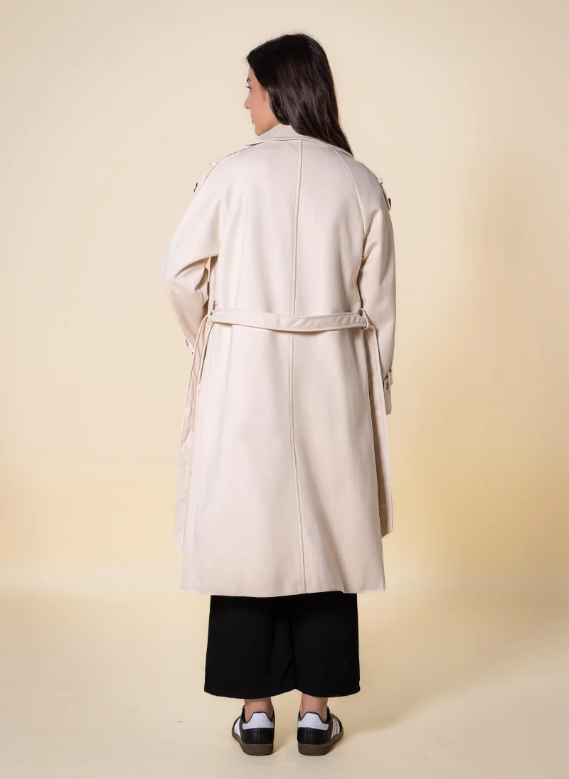 SHAPES SOFT DOUBLE-BRESTED COAT